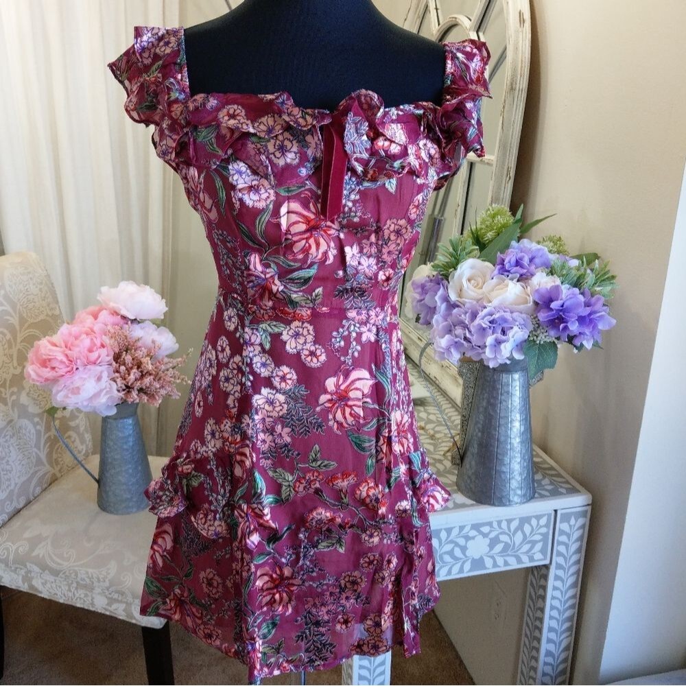 🍒NWT🍒 FL&L OFF SHOULDER MINI DRESS | L